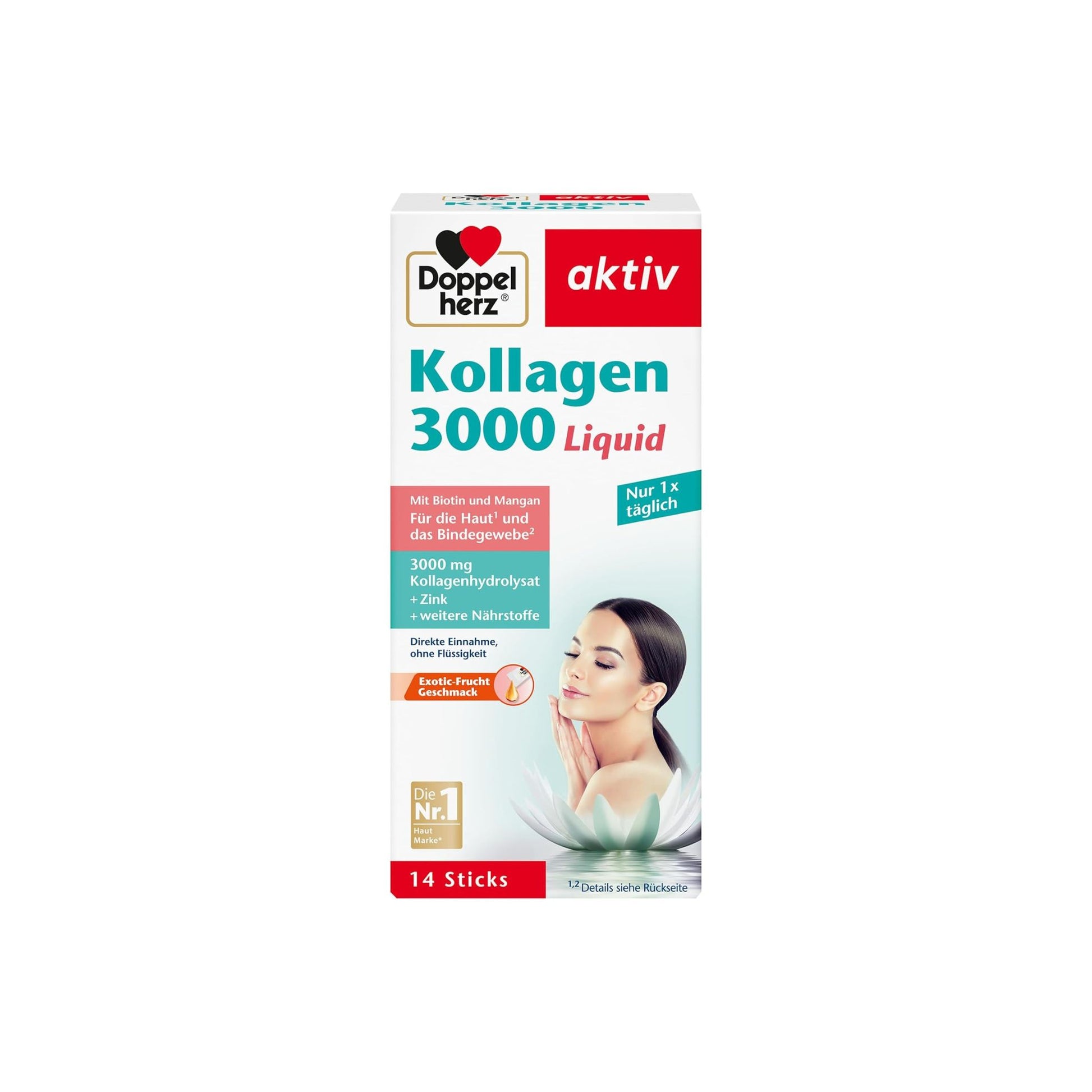 Doppelherz Kollagen 3000 Liquid vedel kollageen 14 portsjonikotti